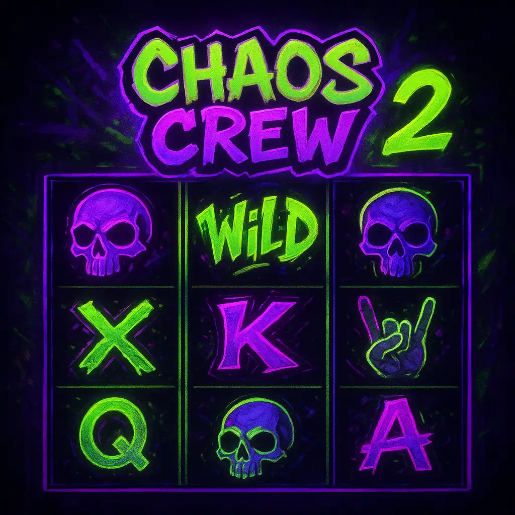 Chaos Crew 2 slot game cover art