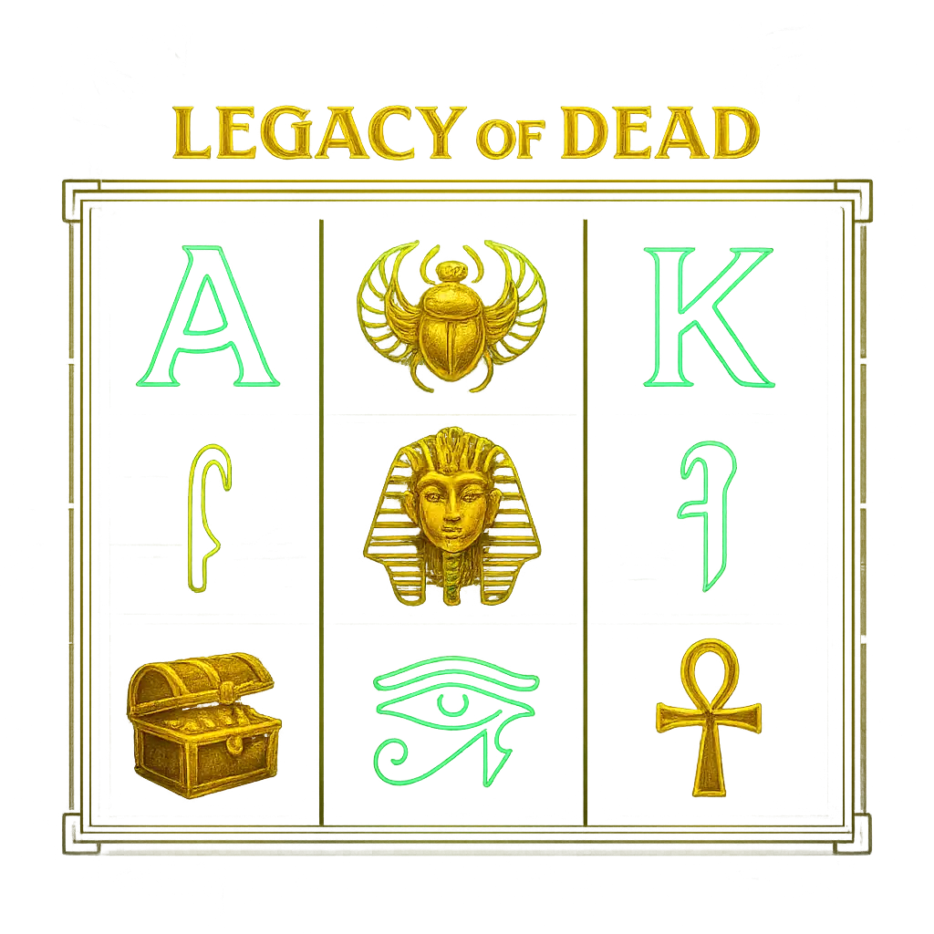 Legacy of Dead slot game cover art